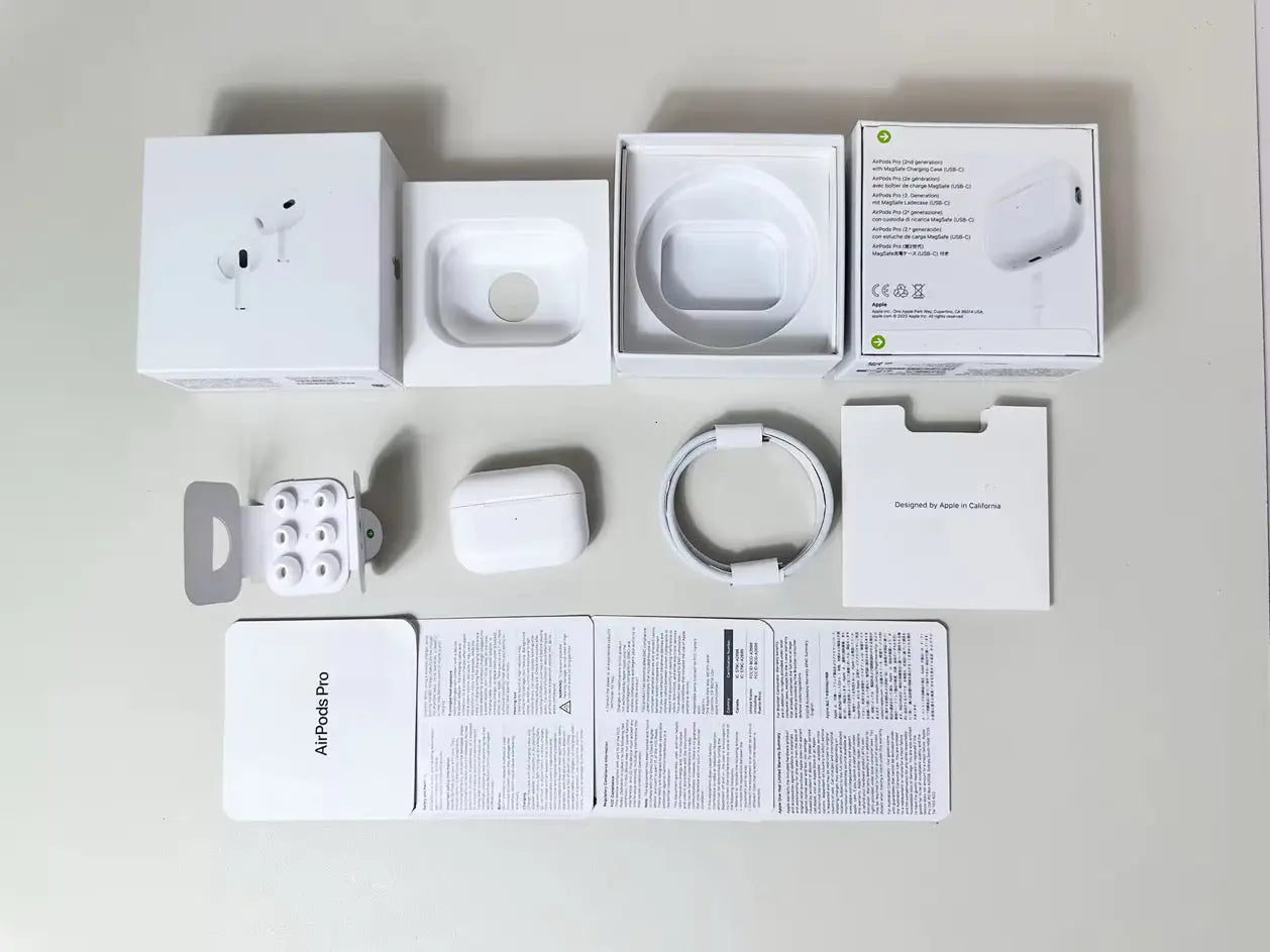 BRAND NEW APPLE AIR PODS PRO 2ND GENERATION USB-C - FULL SET WITH NOISE CANCELATION LesbonStore