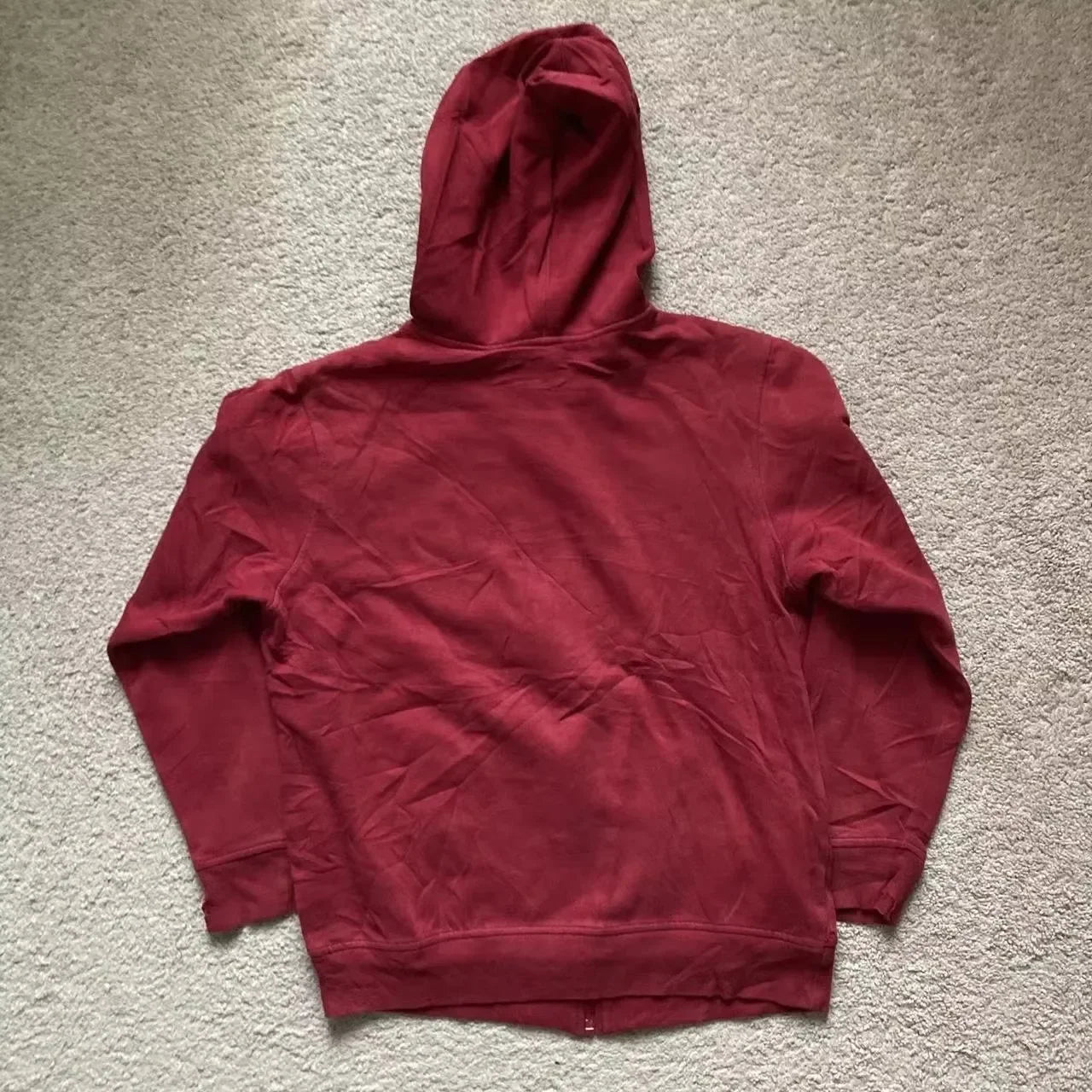 LESBON - 2000s New Y2K Cotton Red Couple Zipper Hoodie